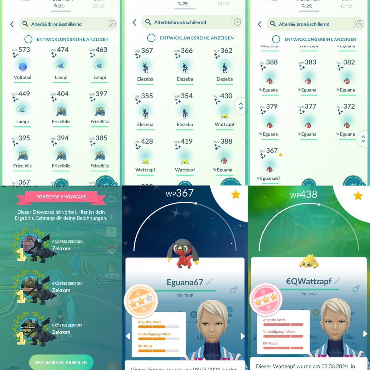 nerv_nich's tweet photo. 225 Quests done
25 shiny (1 wild), at least 3 of all quest Pokémon 
67% shiny 🙈 
1💯 
3 showcase wins 💪

For the number of quests an average result, but overall I’m happy with the result today 

#PokemonGO #questday #PokemonGOApp https://t.co/m9TUWZLkge