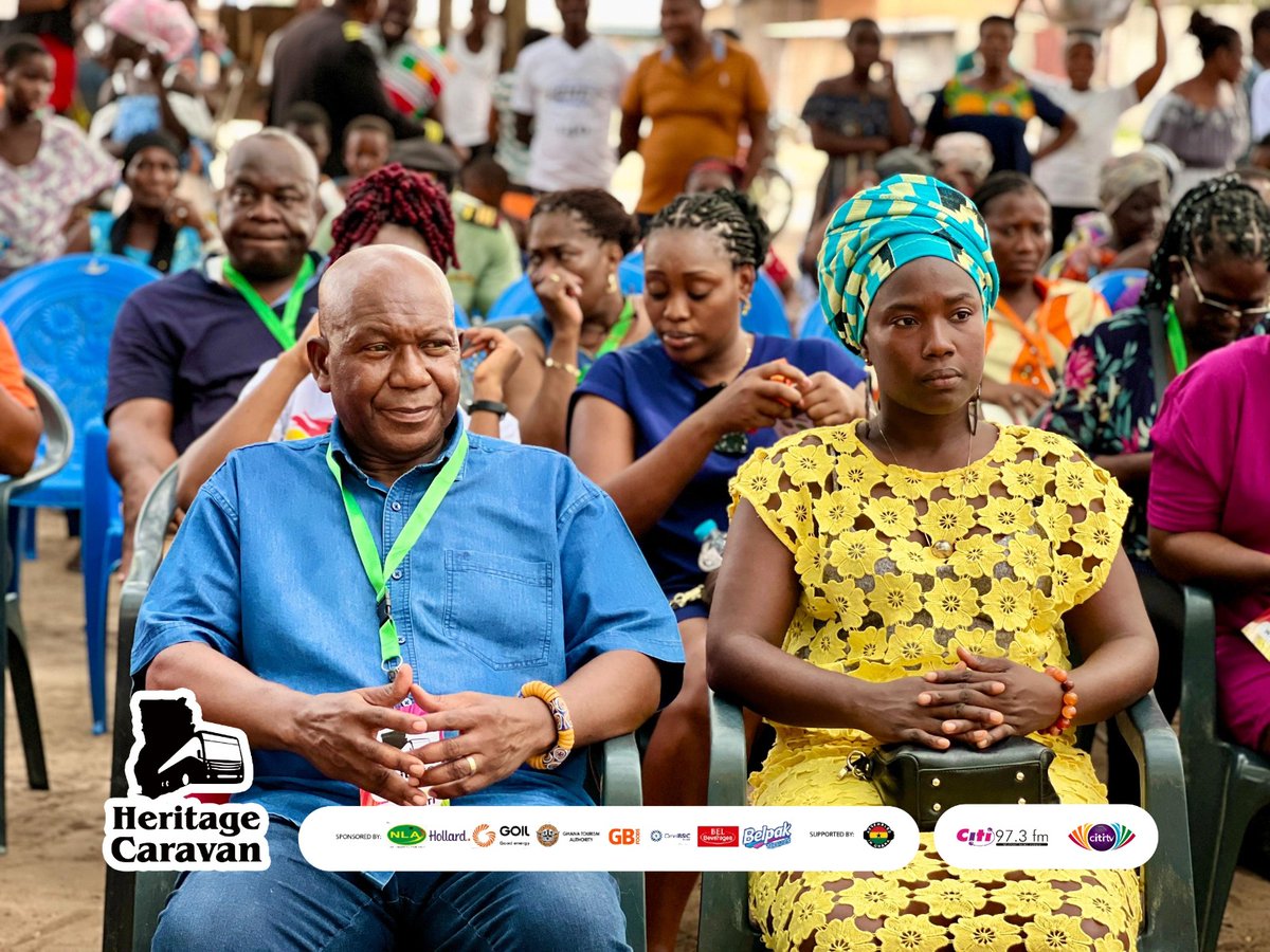📍 Agotime-Kpetoe, Volta Region || #HeritageCaravan2024 Excited to witness the harmony and hospitality displayed by the community as the traditional leaders and their entourage arrive to welcome the caravanites. #HeritageCaravan2024 #ImagineGhana #HeritageMonthOnCiti