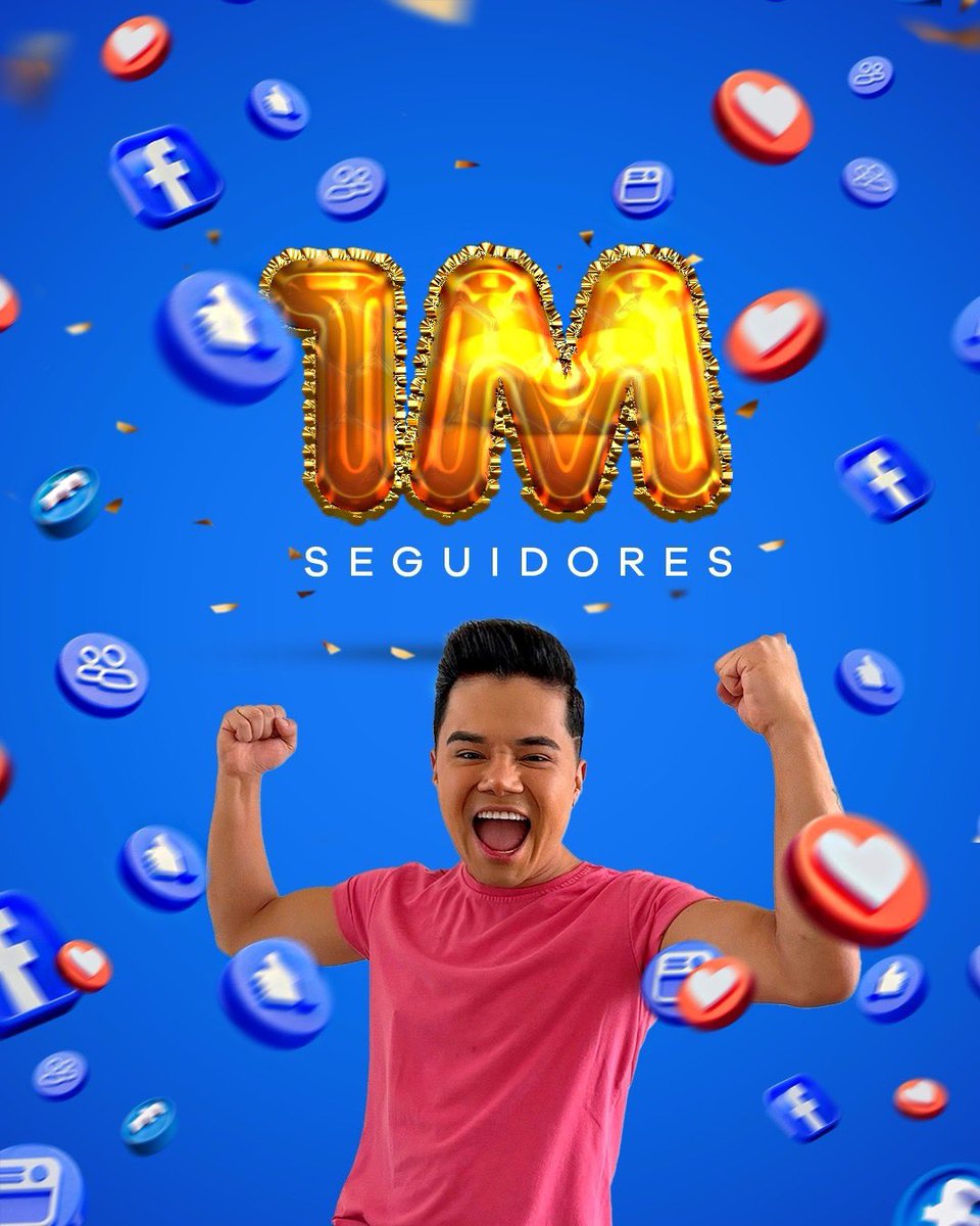 ¡LLEGAMOS A 1 MILLÓN EN FB! 🔥 
Estoy bien pinche feliz, muchas gracias familia.😍🫶🏼