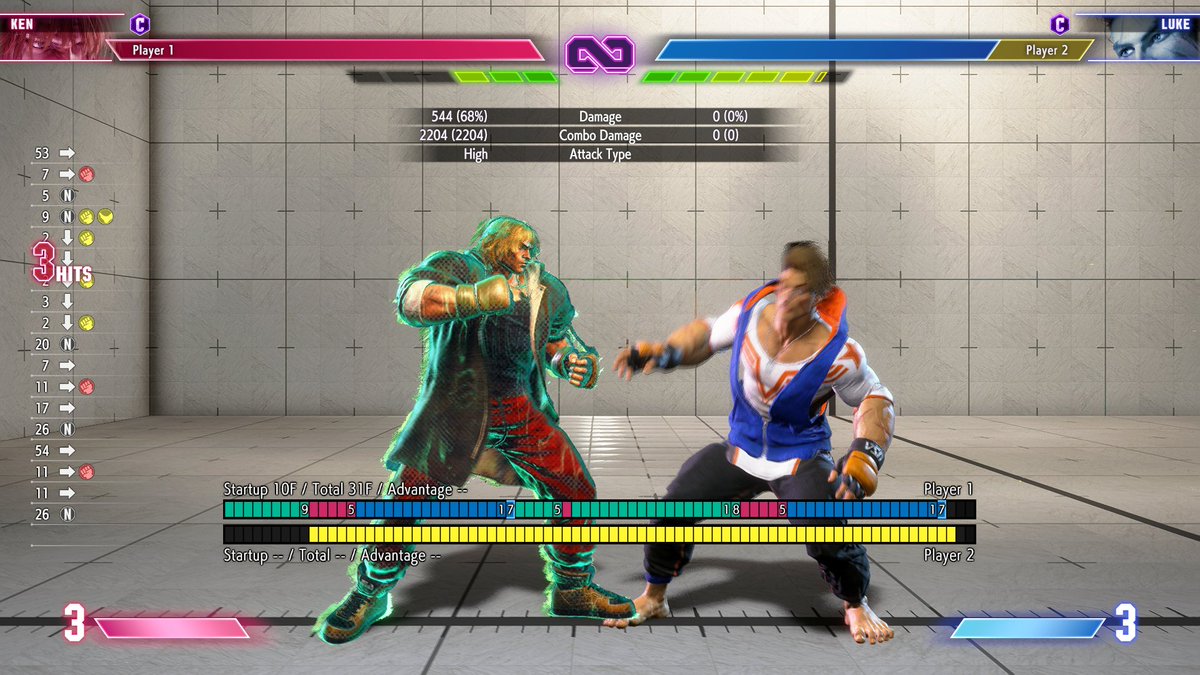 al303576's tweet image. #SF6 the moment ken gains some micro gauge #microstep frame by frame