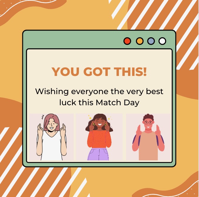 Wishing everyone the best of luck on externship Match Day! May the odds be ever in your favor! 🤞