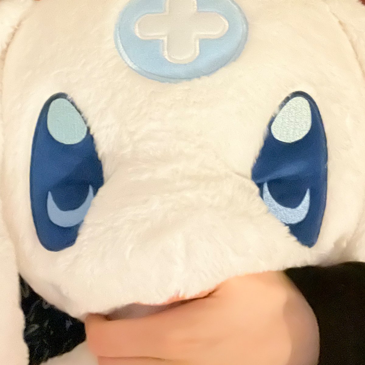 After coming home I finally got to hug this fat ass plushie that’s been waiting for me for months