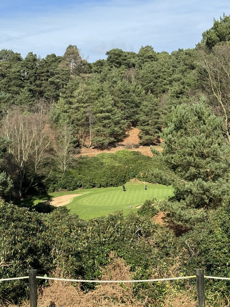 Lovely to get out and play a few holes on The Duke’s course today @WoburnGC