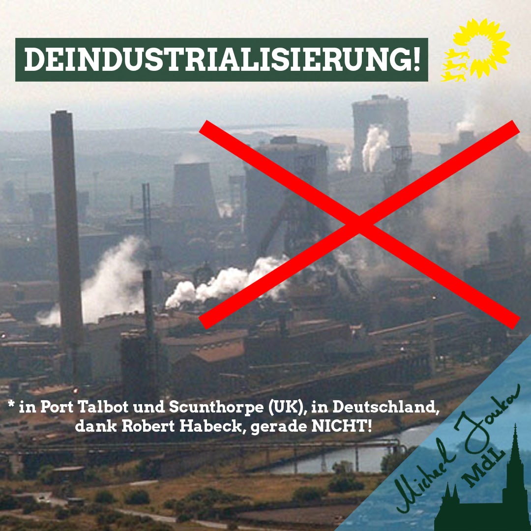 Achtung! #Deindustrialisierung! #Alarm!!!
Im vergangenen Juni kritisierte gefühlt die gesamte #AKW-Bubble die Entscheidung von Robert Habeck und @BMWK, den Umstieg auf CO2-freundliche Stahlproduktion aus Eisenerz (!) via Roheisen in Duisburg mit Steuergeld zu fördern. 1/14 🧵