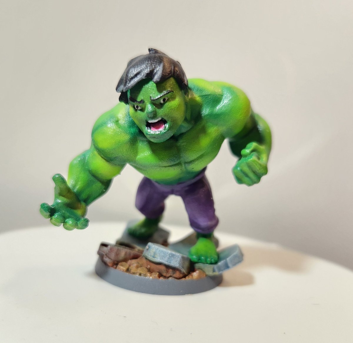 HULK SMASH!! #miniaturepainting #marvelunited