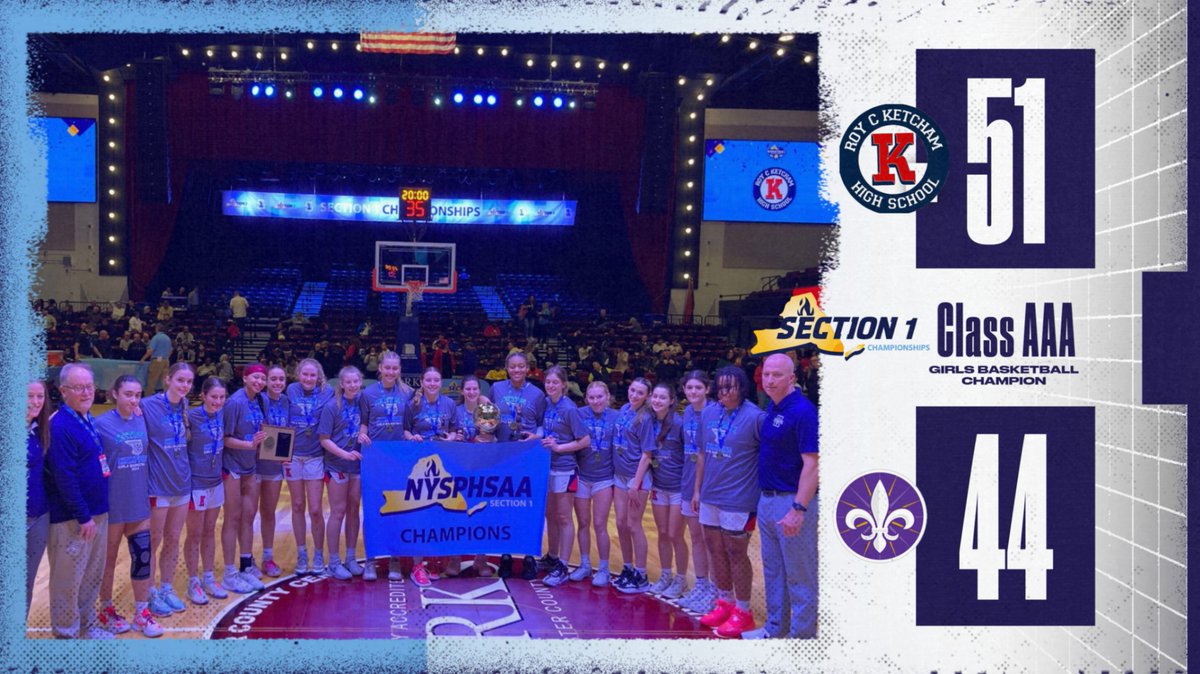 RCK is crowned the Section 1 Class AAA Girls Basketball champs! @RCKGirlsBB