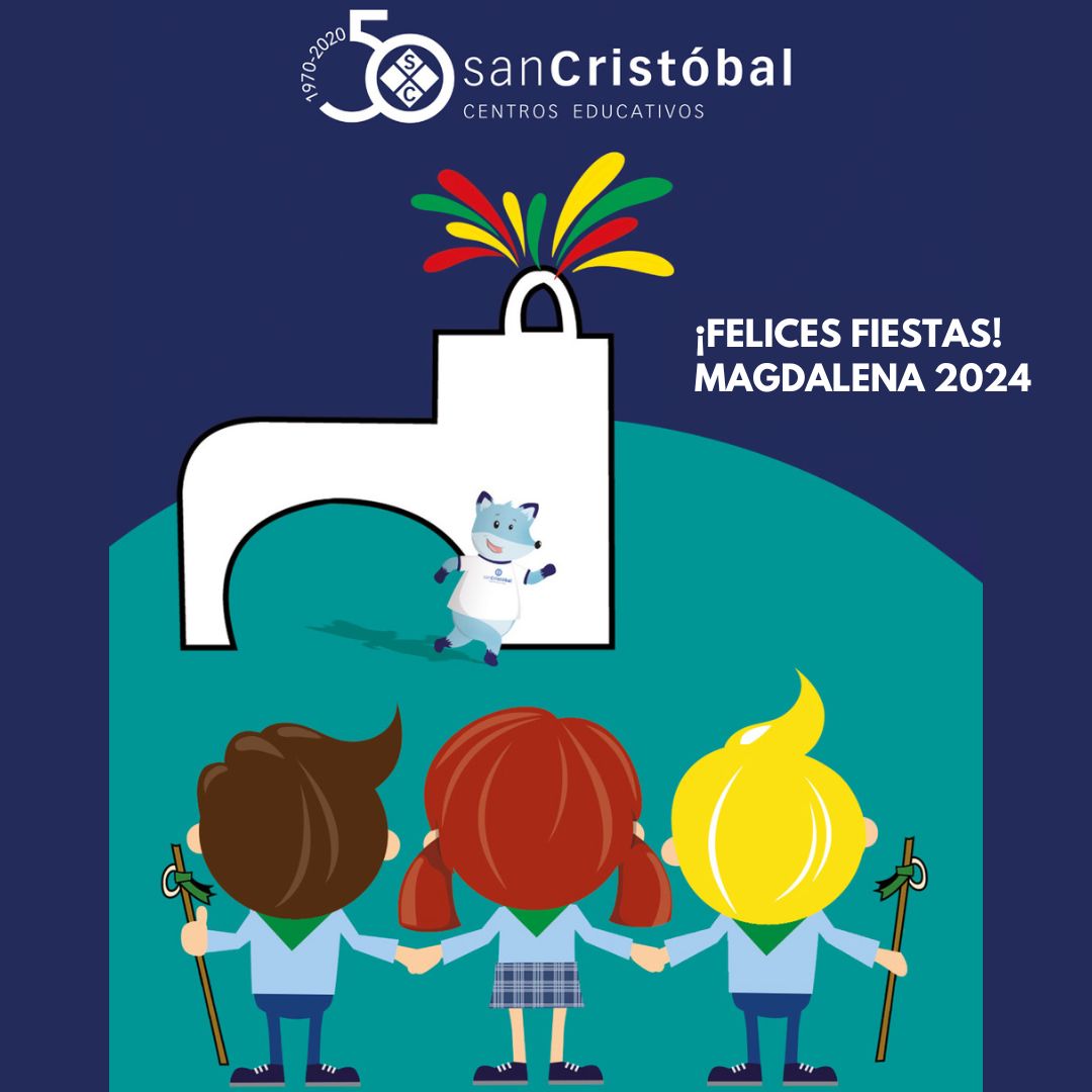🎉🌟 En el Colegio San Cristóbal celebramos con orgullo el día grande de Castellón en las Fiestas de la Magdalena. Recordamos nuestras raíces. ¡Felices fiestas, Castellón! 🎈💐 #FiestasDeLaMagdalena #OrgulloCastellón"