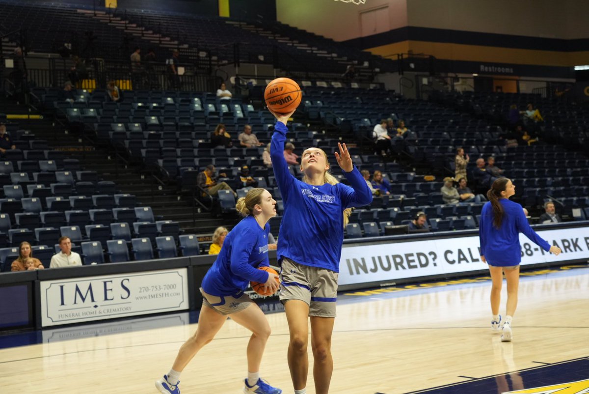 Pregame frames from the CFSB Center 📸 Just about 20 minutes away from tipoff at Murray State #MarchOn | #OneGoalOneFamily