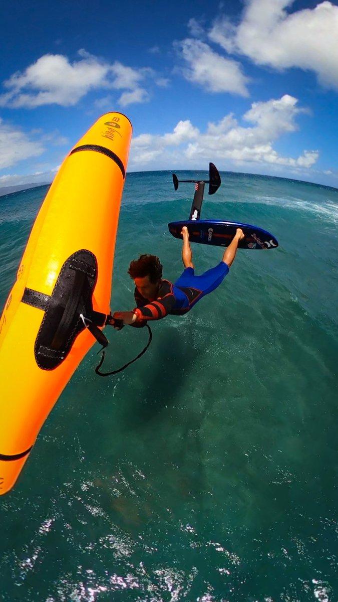 Experimenting with some different @gopro angles while the surf was small. Looking forward to take my Wing skills to the next level the coming weeks 🥊 #gopro