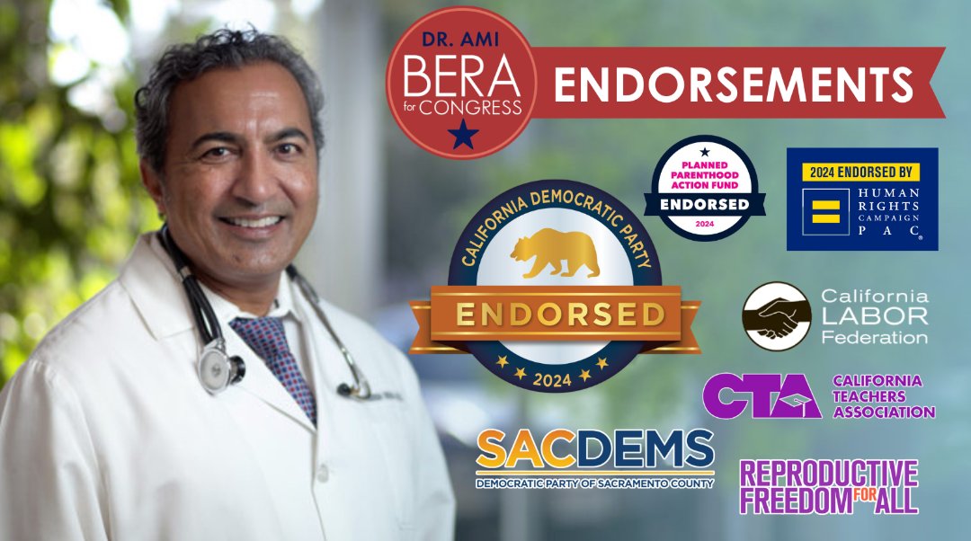 I am honored to have earned endorsements from these great organizations fighting to protect our fundamental freedoms and support hardworking families throughout Sacramento County. Make sure to cast your ballot on or before this Tuesday, March 5th!