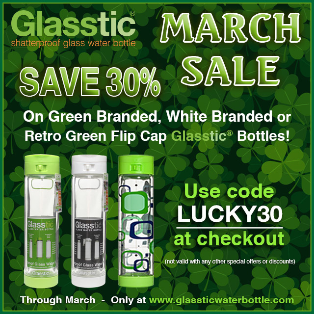 GlassticBottle's tweet photo. 🍀 Spring Into Hydration! 🍀 Get 30% off select Glasstic water bottles this March. Choose from green, white, or retro styles and use code LUCKY30 at checkout. Stay hydrated in style! #Glasstic #EcoFriendly https://t.co/0NIcRDQSNc