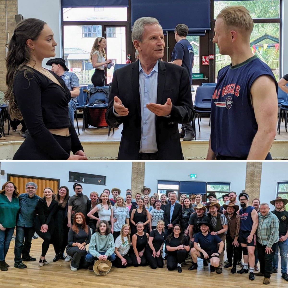 Great to watch one of the last rehearsals today of Crazy for you by the <a href="/hessletheatre/">Hessle Theatre Co.</a> .Going to be a fab show starts on 19th March at Hull New Theatre. Good luck to Ellie Kirby, Ben Bailey and the rest of the cast and crew.