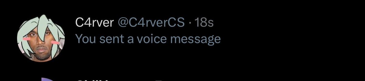 first ever voice message sent… wish me luck boys 🙏🏼