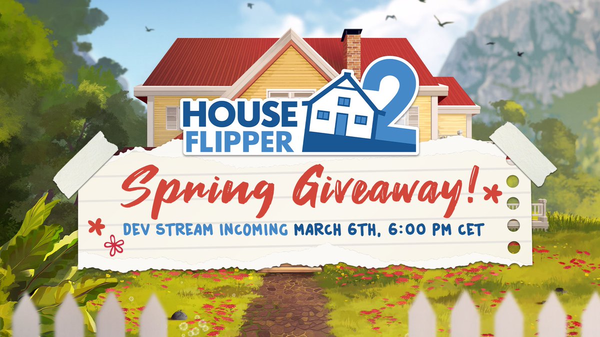 🌼 The HF2 Spring Update goes live in 3 days! 🌼 🎥 We're streaming on the 6th of March at 6:00 PM CET! 💚 Spring Giveaway is live: gleam.io/competitions/o…