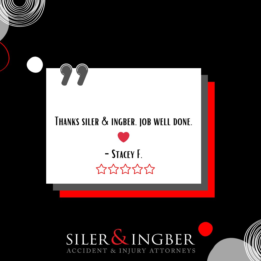 Big shout out to Stacey for leaving us an awesome review! 🥳

#lovewhatyoudo #personalinjury #sileringber #personalinjuryattorney #longisland #nyc #longislandattorney #nycattorney #happyclient