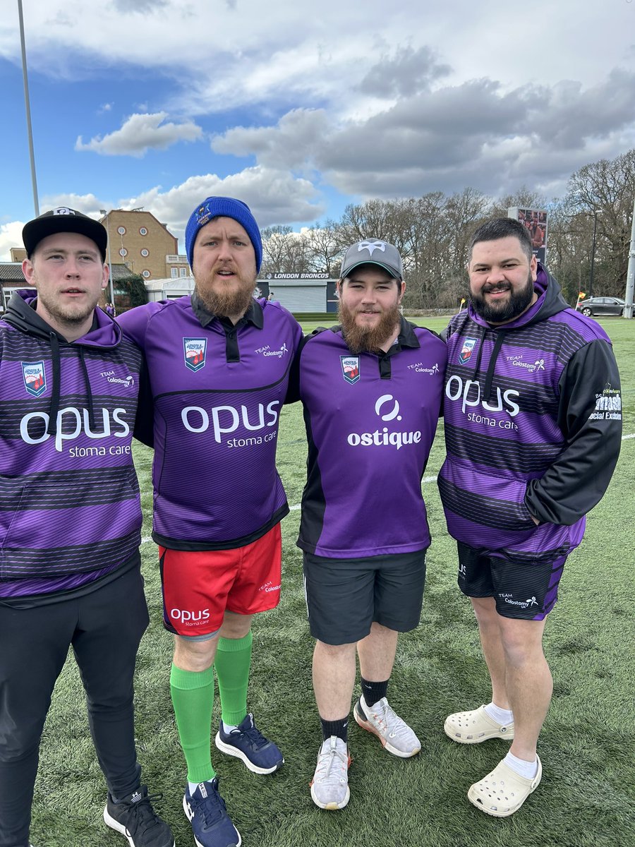 A few highlights from the boys now! #UpThePurps💜 #RugbyLeague #StomaAware @JohnFlood81 @turner_m91