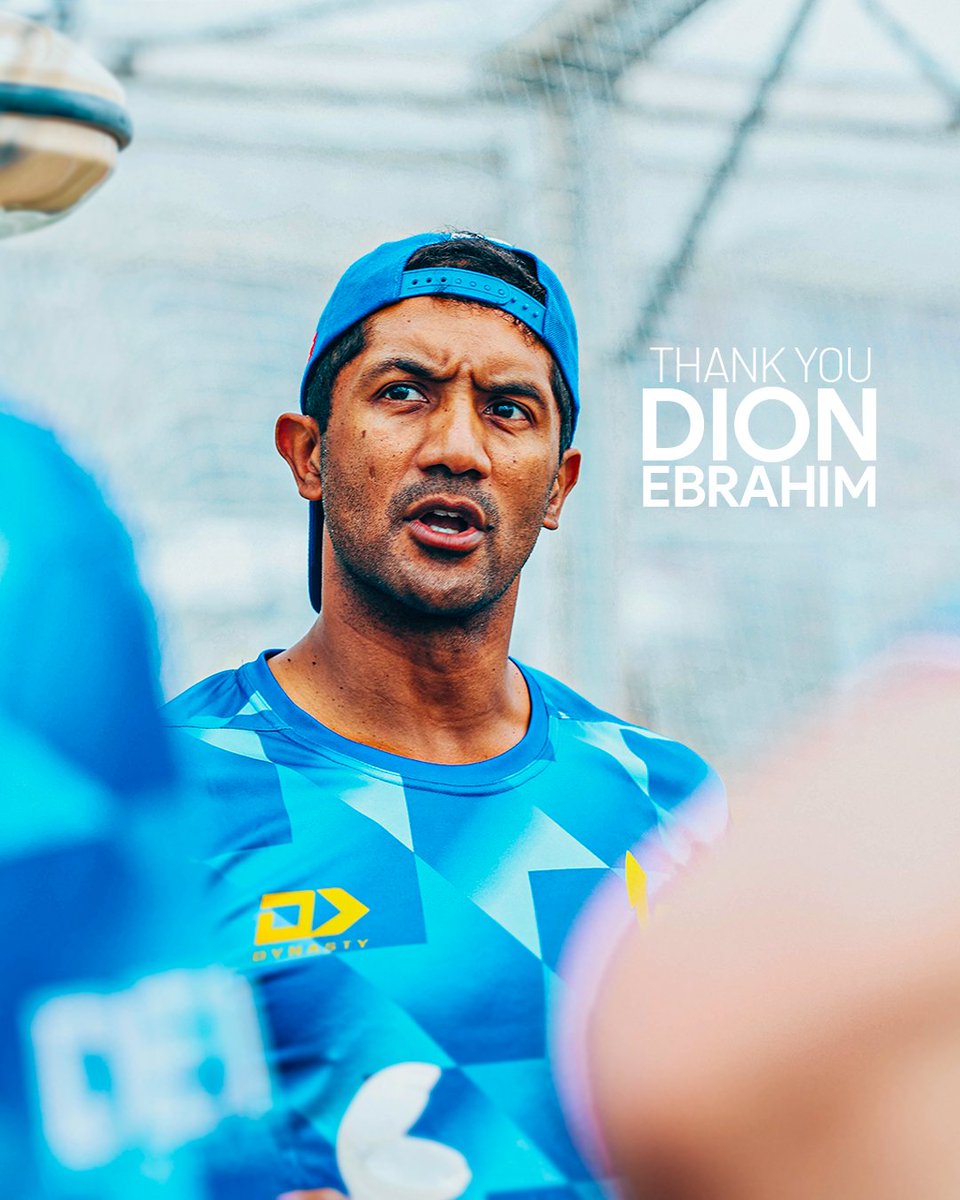 Otago Volts Head Coach Dion Ebrahim will depart at the end of this domestic season. Dion has done a fantastic job for the past three seasons as coach and Otago Cricket wishes him all the very best for the future. Thank you, D 👏