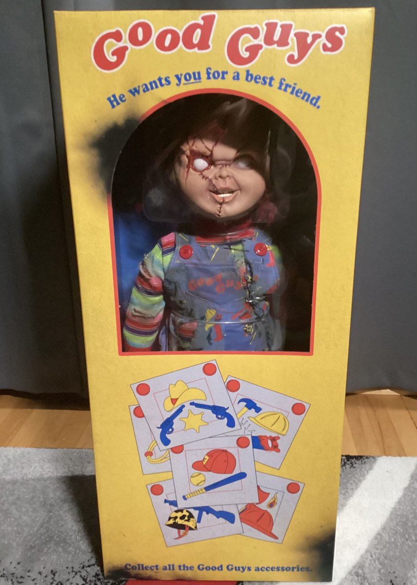 My friend til the end is finally here after a long delay! I can’t wait to get him unboxed so I can make his eyes look right…he looks even more possessed than usual.