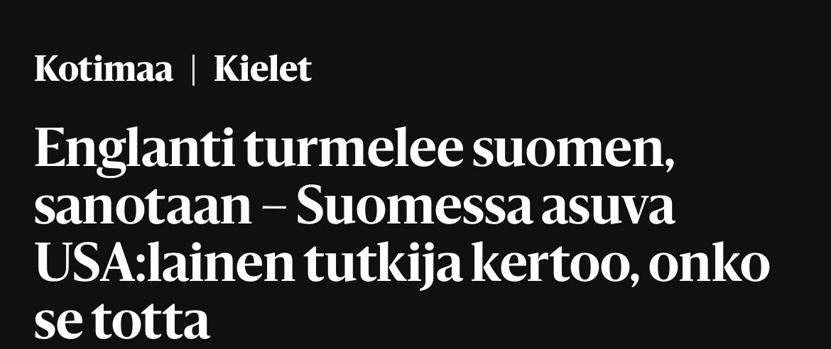 Hämmentävä ilmaisu, jota harvoin näkee: USA:lainen.