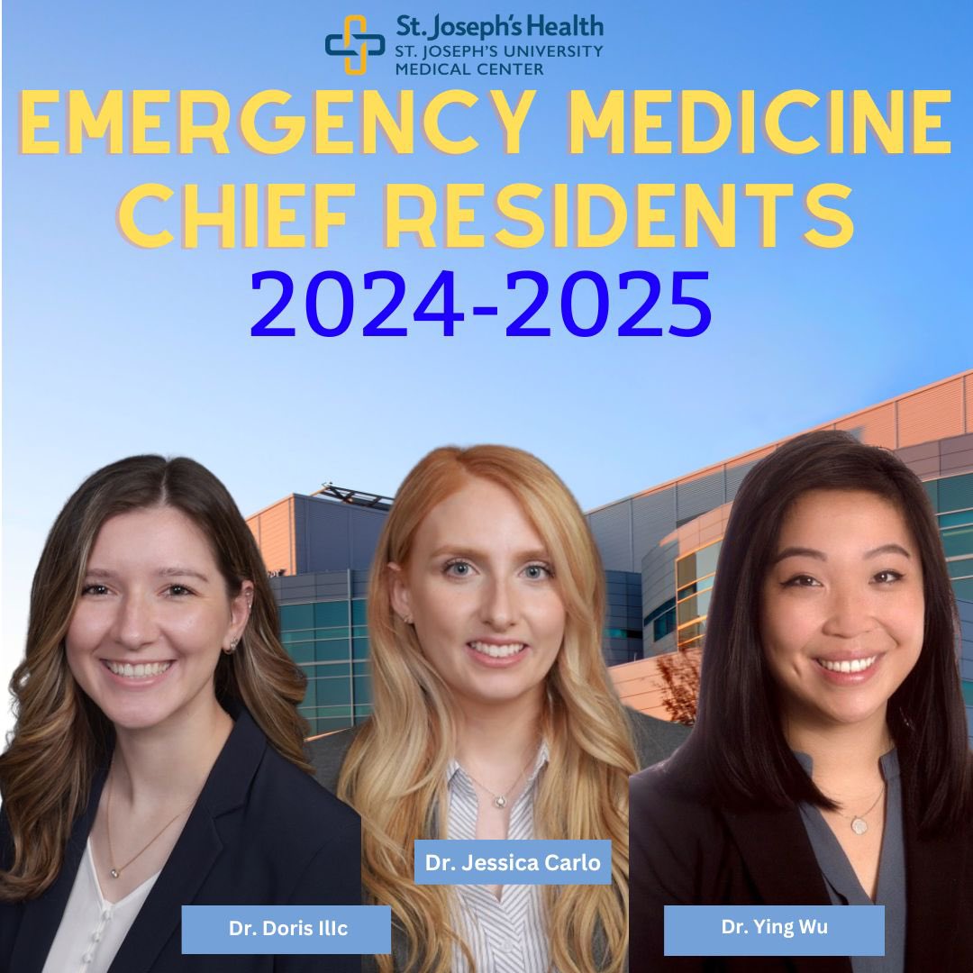 Congrats to our new chief residents here at St. Joe’s!
