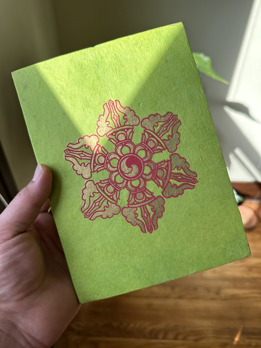 Listen to music of the Indian Subcontinent, and music influenced by the culture of the region, Sunday 3:00-5:00PM Eastern on WCBN 88.3 FM Ann Arbor. You can tune in online or over the airwaves. wcbn.org

[Photo: Handcrafted paper journal from the Himalayan region]