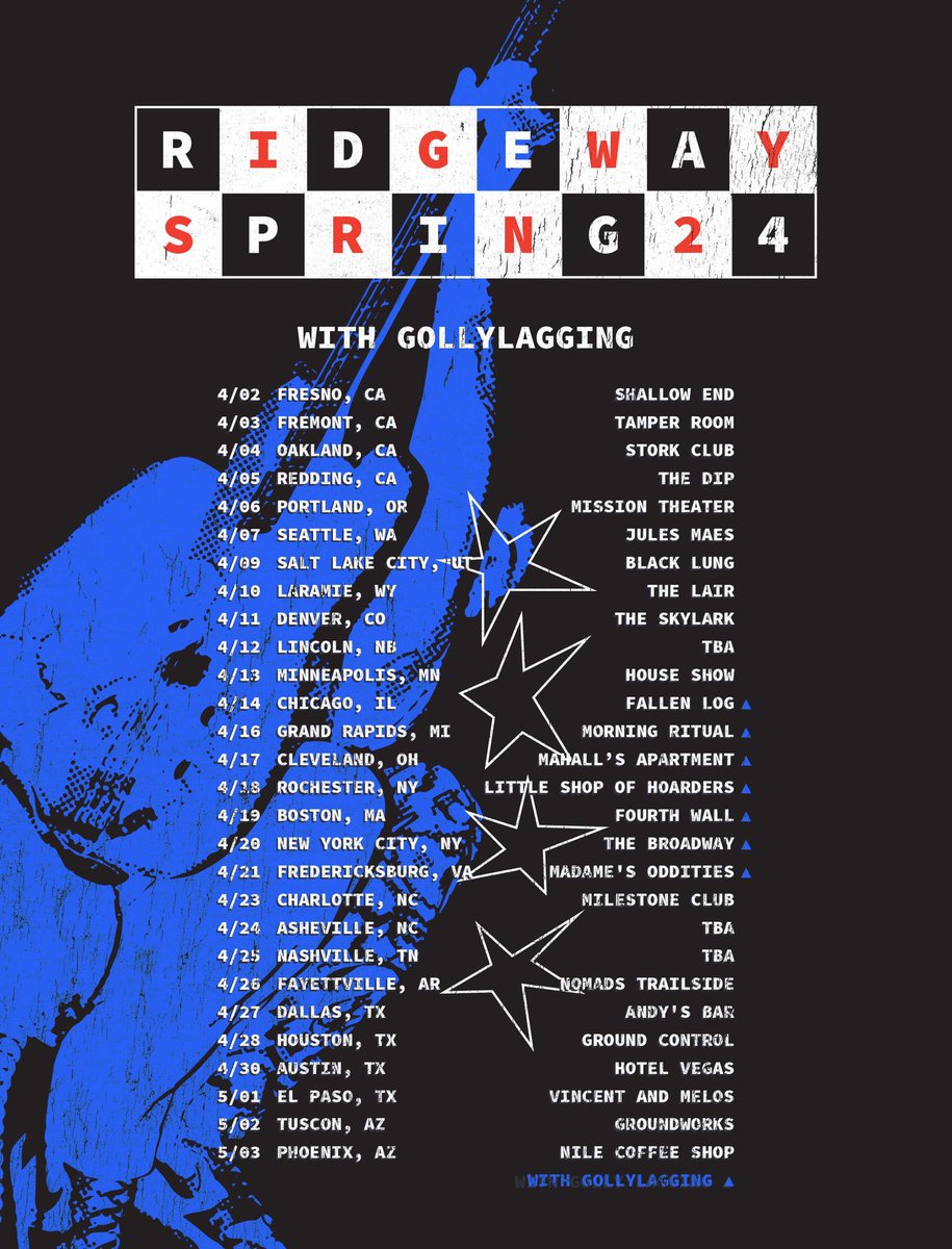 Spring Tour. No agent. No algorithmic playlists. Come rock wit us