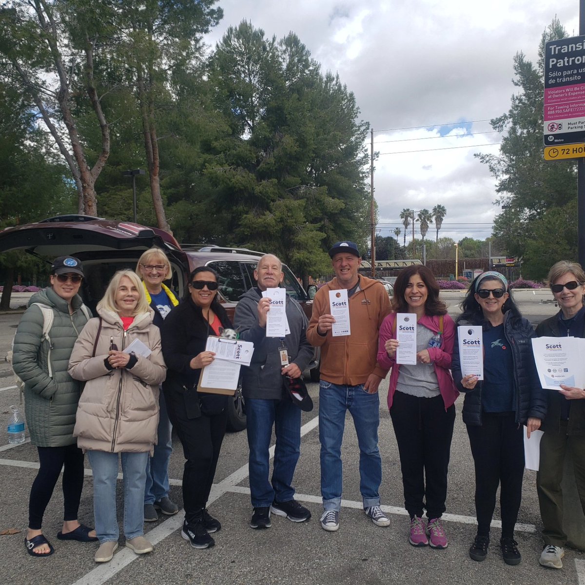 #adulteducation Teachers for #scott4lausd Getting out the #vote