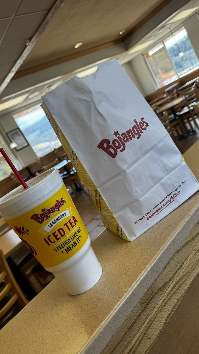 I am NOT proud of the distance I drove to get @Bojangles today. Let’s call it an embarrassing amount. That said, bag secured and worth and every mile #itsBOTIME