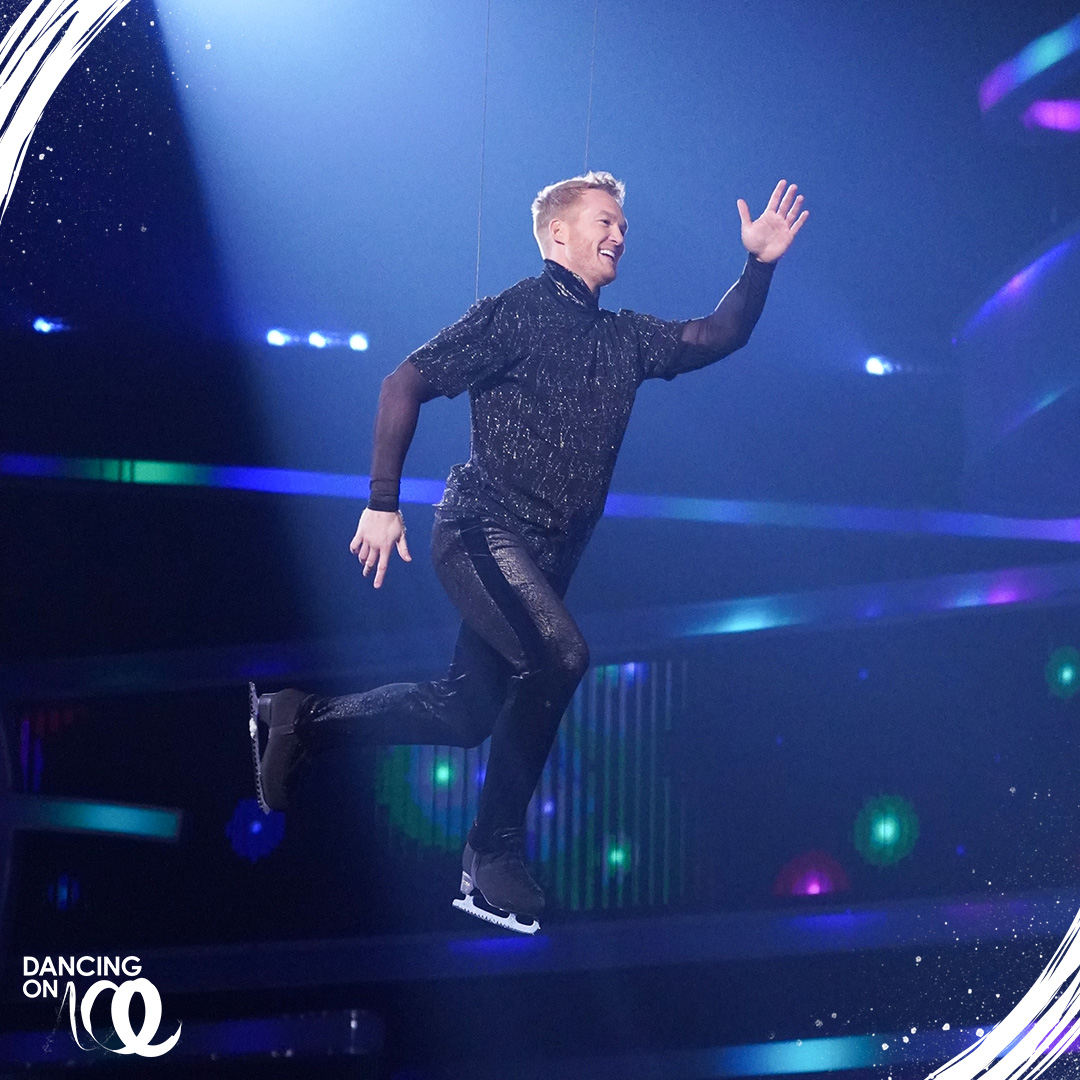 Our Olympic long jumper leaped into A Sky Full of Stars 🌟#DancingOnIce