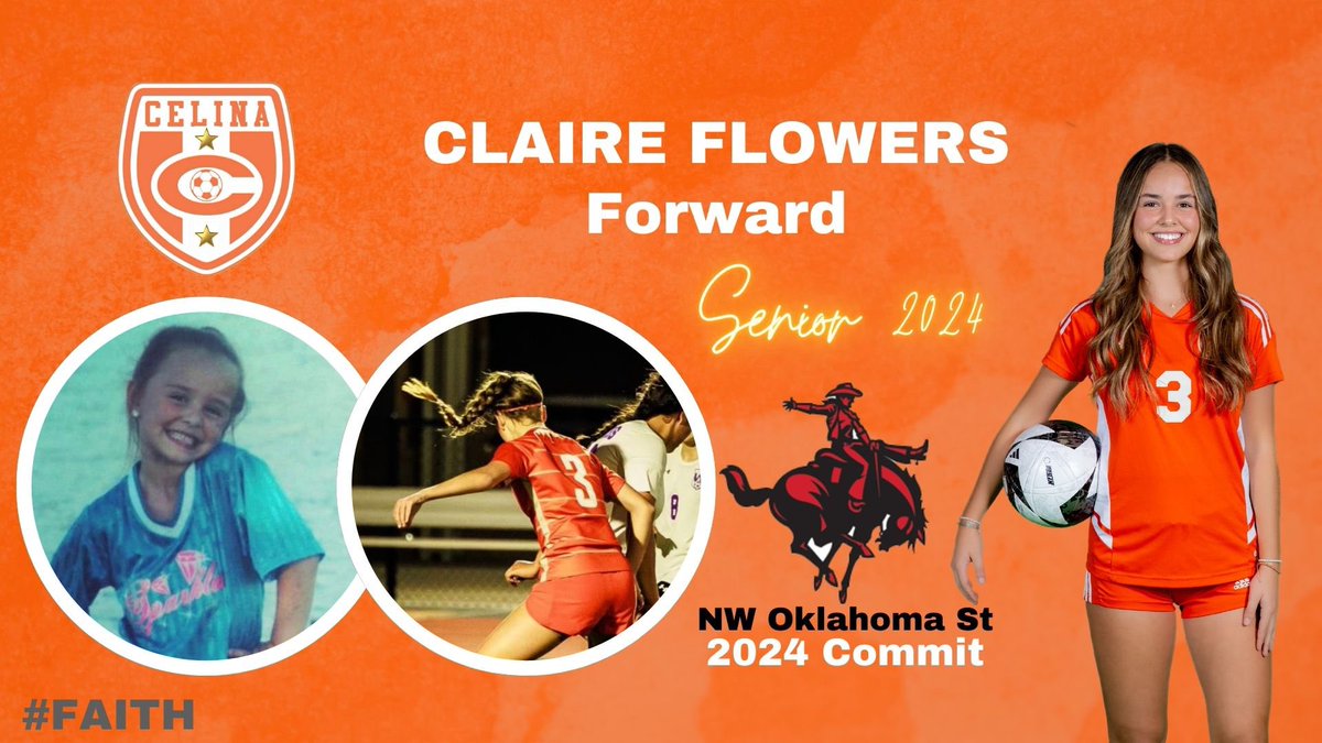 🧡⭐️ SENIOR SPOTLIGHT⭐️🧡
#3 Claire Flowers, Forward

<a href="/claireflowers06/">claire flowers</a> has been on CHS varsity 3️⃣ years after moving her sophomore year🥇🥇

Claire plays club ⚽️ for Solar SC <a href="/Byars06GecrlNTX/">Byars 06G ECRL NTX</a> and will continue playing in college for NWOSU <a href="/NWOSUSoccer/">NWOSU SOCCER</a> 

<a href="/MWelchSLM/">Matt Welch</a> <a href="/tascosoccer/">TASCO</a>
