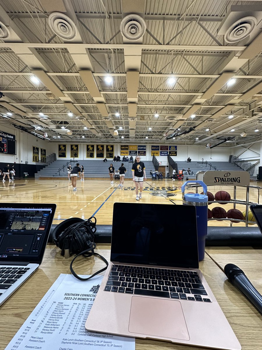 I’m lucky to be in the best seat in the house on the mic for <a href="/gogoldenknights/">Saint Rose Athletics</a> playoff basketball.

#3 Saint Rose is hosting #6 Southern Connecticut State University on <a href="/Ne10Now/">NE10Now</a> . Tip at 4! 

ne10now.tv/gogoldenknight…
