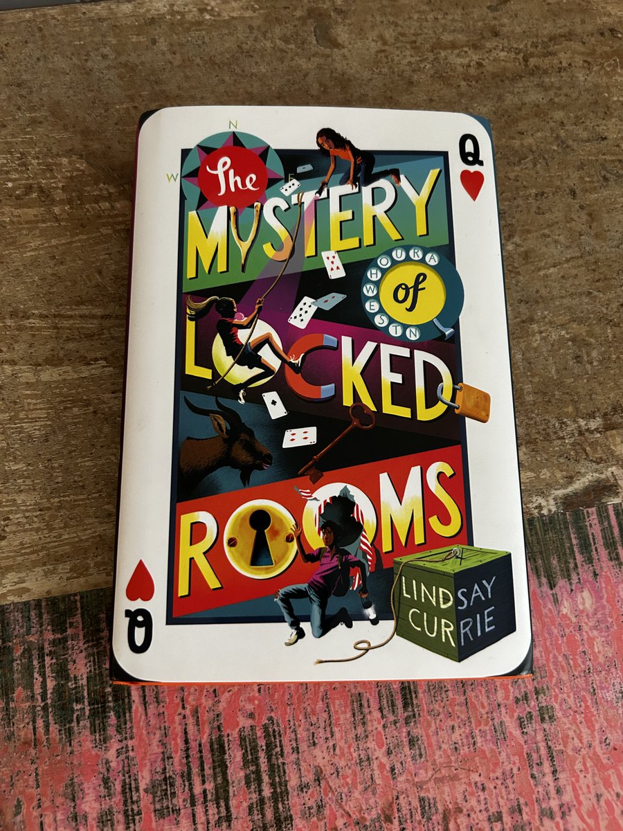 My friend @lindsayncurrie has a new book coming out in less than a month. The Mystery of the Locked Rooms is Mr. Lemoncello meets the Goonies. You can find out more at read.sourcebooks.com/for-children/9…