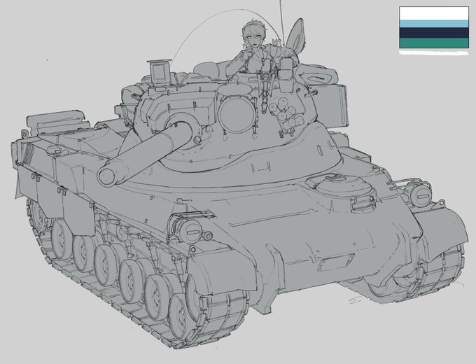 「ショートヘア 戦車」のTwitter画像/イラスト(新着)