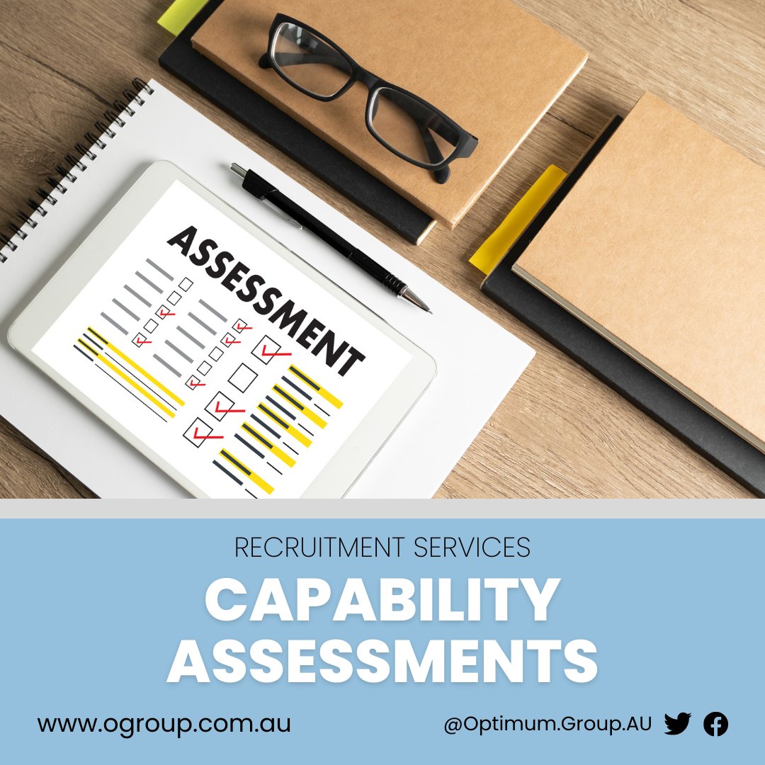 Learn more here: ogroup.com.au/capability-ass… ​

You may also contact us at 07 3228 8400 and admin@ogroup.com.au ​

#capabilityassessments #psychometricassessments #assessments #recruitmentservices #consulting #consultinginbrisbane #recruitmentinbrisbane #optimumconsulting