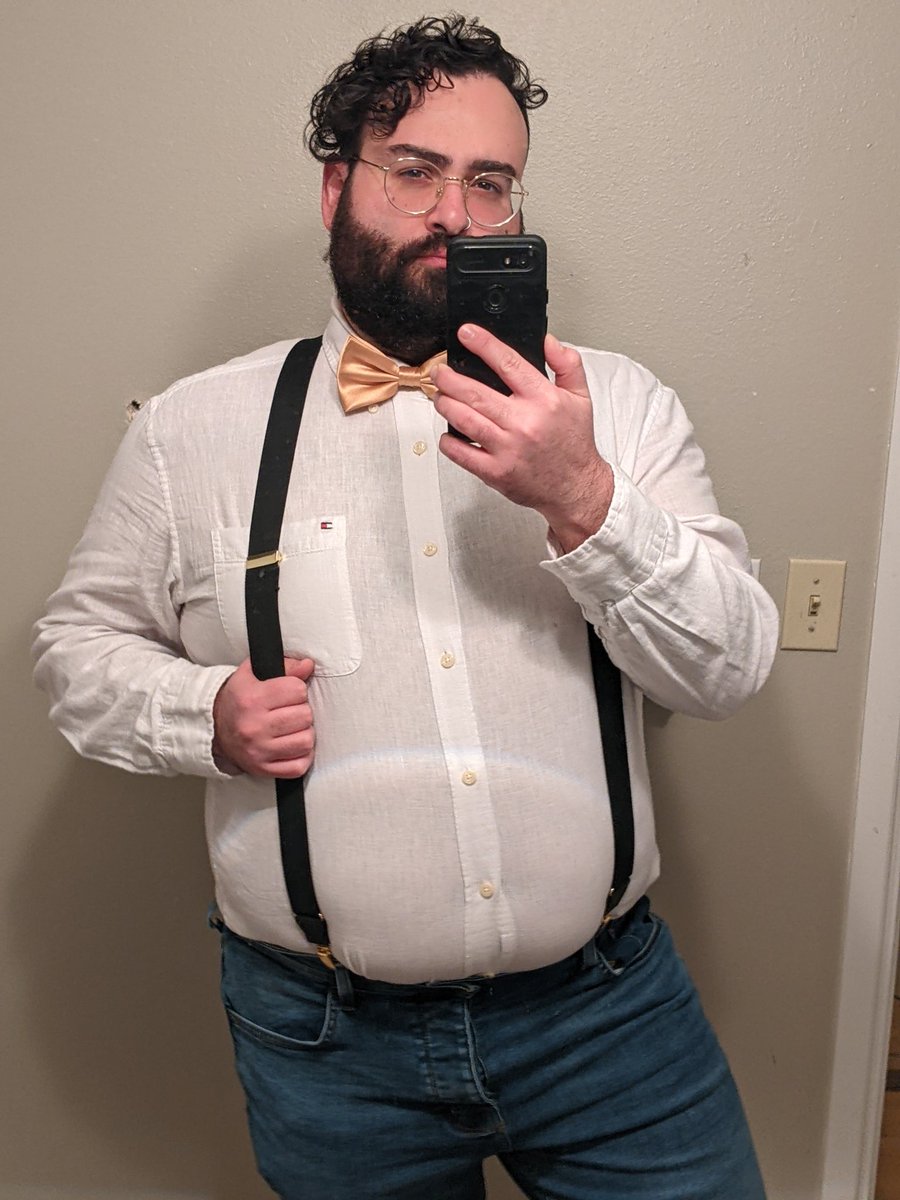 A little nerd look moment for geek themed fetish night :p