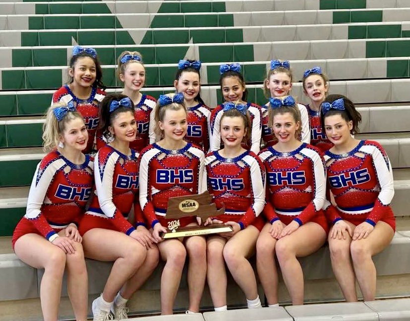 Congratulations to our Division 3 Regional Cheerleading champs! Good luck at the state finals next weekend! #RollDevs