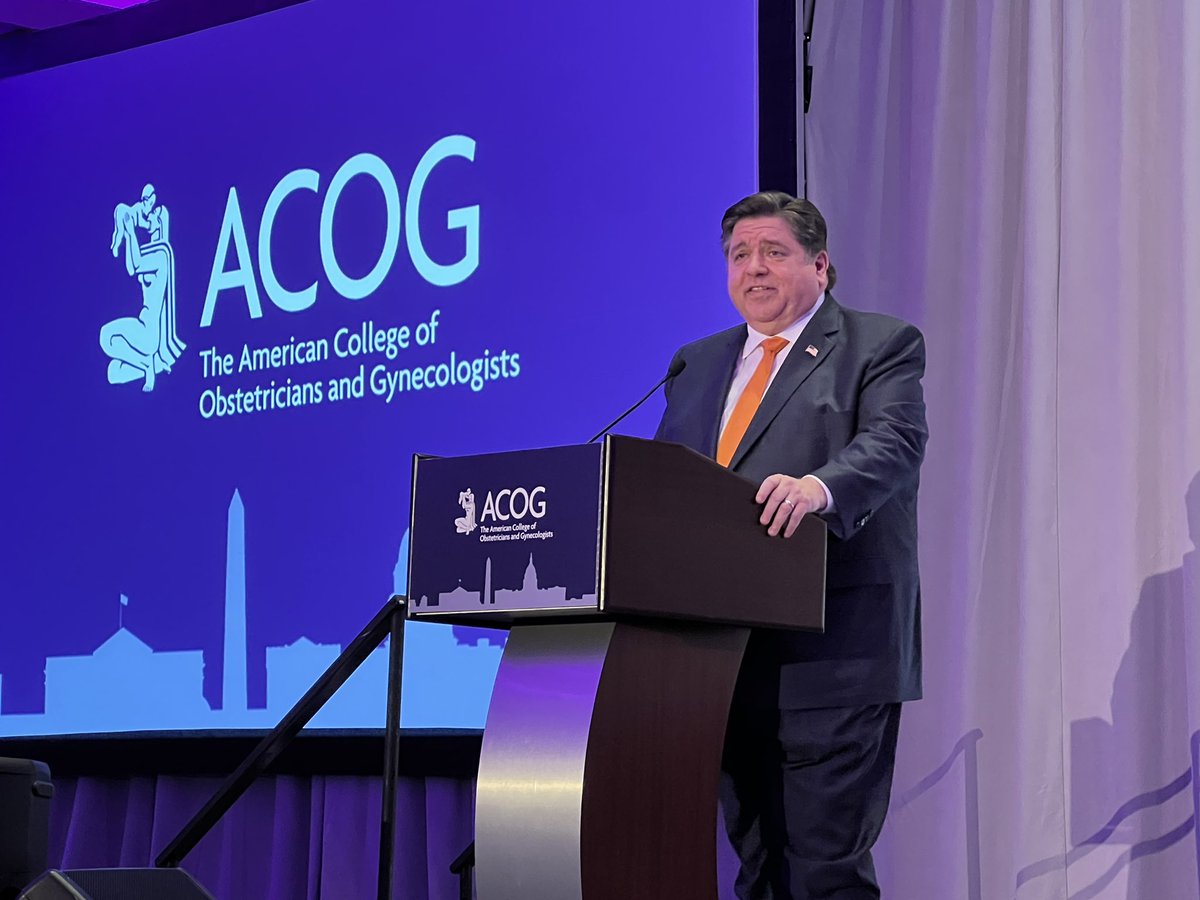 @GovPritzker at #CLC2024 @ACOGAction “And now you can not go into work and just think like a doctor- you have to think like a lawyer, like a judge, and like a politician “