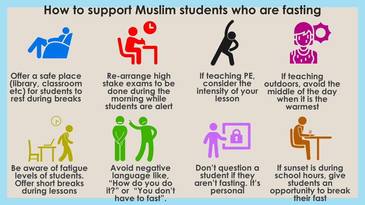 stammer_teacher's tweet image. Hundreds of thousands of Muslim students will be fasting next week in the UK. More than ever, awareness needs to be raised.
*FREE resources*
⭐Facts about RMDN
⭐RMDN deed of the day
⭐RMDN puzzle of the day
⭐Other resources from @TeachLeadAAli
Comment below for a copy