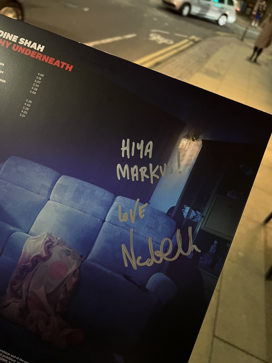 mk_j69's tweet photo. @CheapIndieVinyl Deep and big and catchy all at the same time - impressive stuff. Very generous and giving with her chat even after a couple of hours of signing.  Very much looking forward to the Manchester gig. https://t.co/ix04O9p2tA