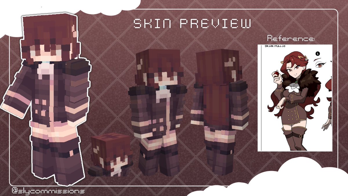 Minecraft Skin for <a href="/holliehives/">🌹 andie ◦ ◞</a> !! ✨

--

If you want a custom mc skin my commissions are open !!
DM me to get one! 🎉
 
RTs are really appreciated!  
#minecraftskin #commsopen #MCYT #Vtuber #ENVtuber