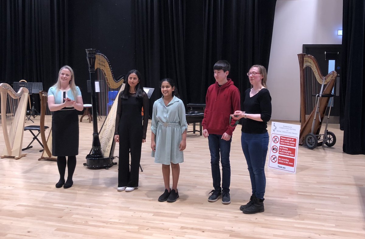 YarmSeniorMusic's tweet image. A lovely day of music-making! Harps &amp;amp; Big Band bravi tutti 👏🏻