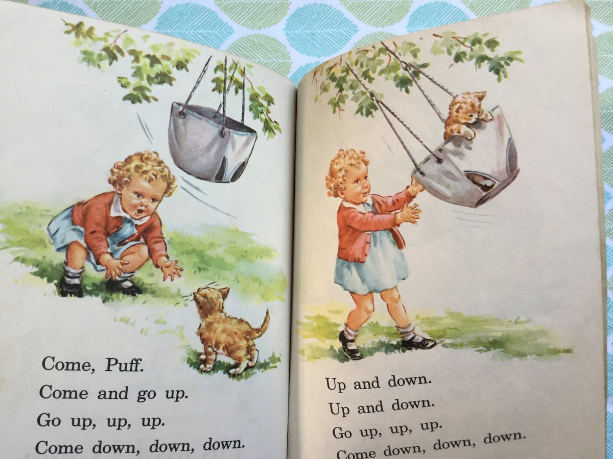 We Look and See * Dick and Jane * Eleanor Campbell * Scott * Foresman and Company * 1946 * Vintage Kids Book
etsy.me/3T47i6i via @Etsy 
#BookoftheDay #KidLit #WeLookandSee #DickandJane #EleanorCampbell #VintageKidsBook