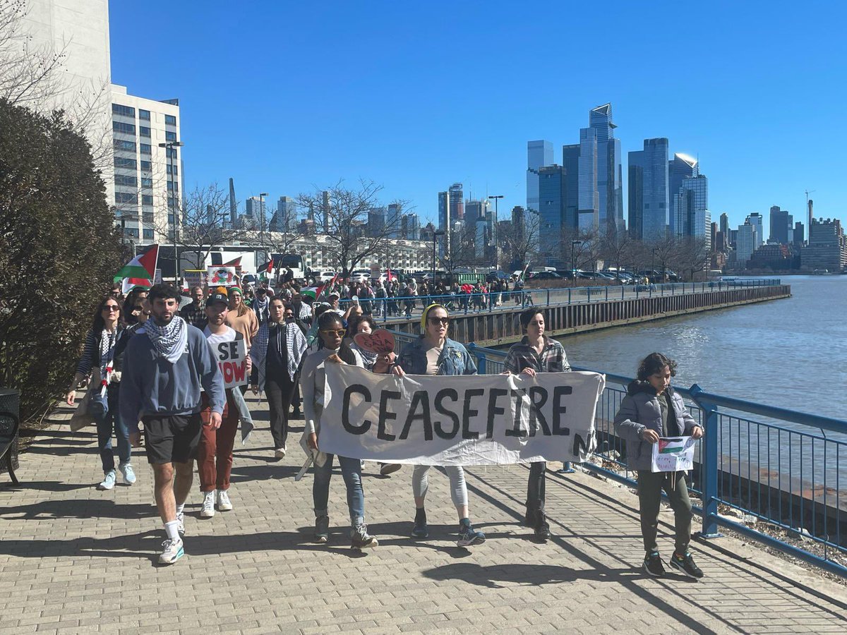 From Weehawken to JC, Palestine will be free 🇵🇸