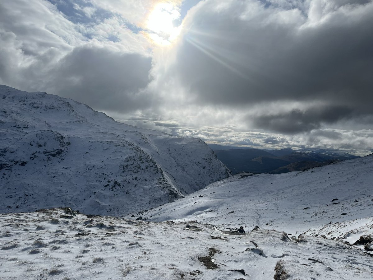 ratherbrunning's tweet image. Very much in my happy place yesterday 😊 Beinn Dorain and Beinn an Dothaidh onwards to a summit camp ⛺️! One of those days you just smile from the heart 💜 #munros #bridgeoforchy #winter