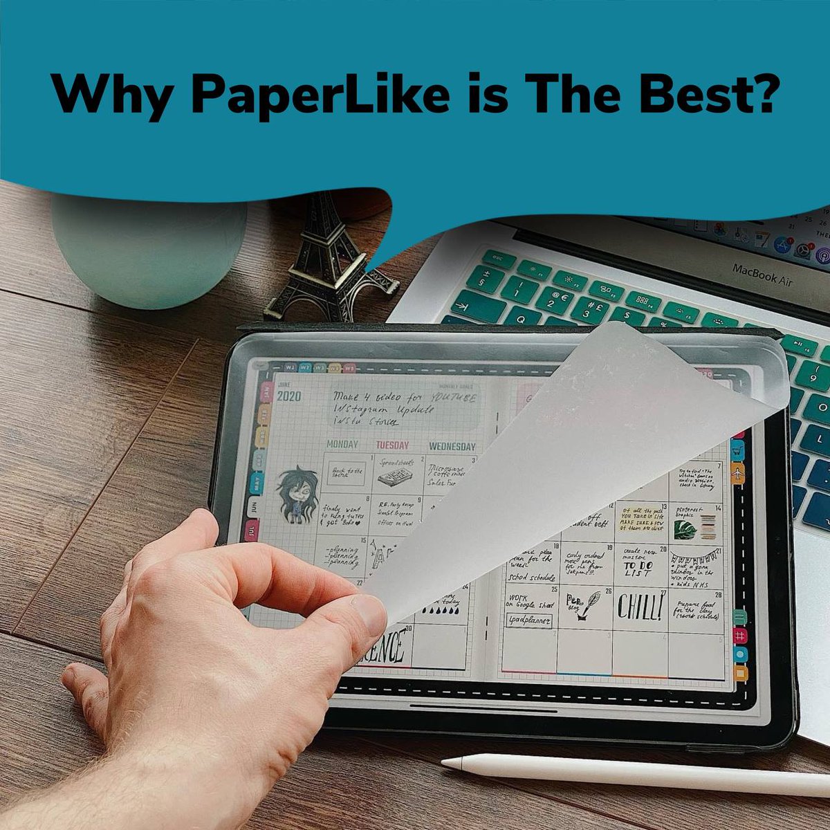 If you haven't used paperLike matte film yet, read here why you need it if not - read details here ipadplanner.com/blogs/digital-… 
#paperlike #digitalnotetaking #ipadplanner #digitalplanner