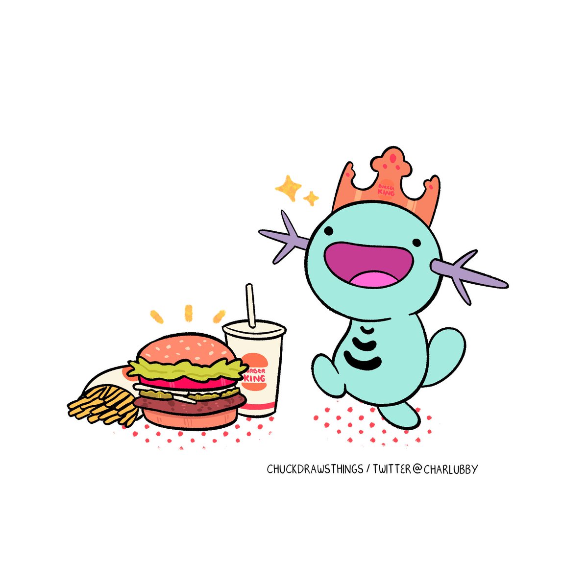 no humans food pokemon (creature) burger open mouth white