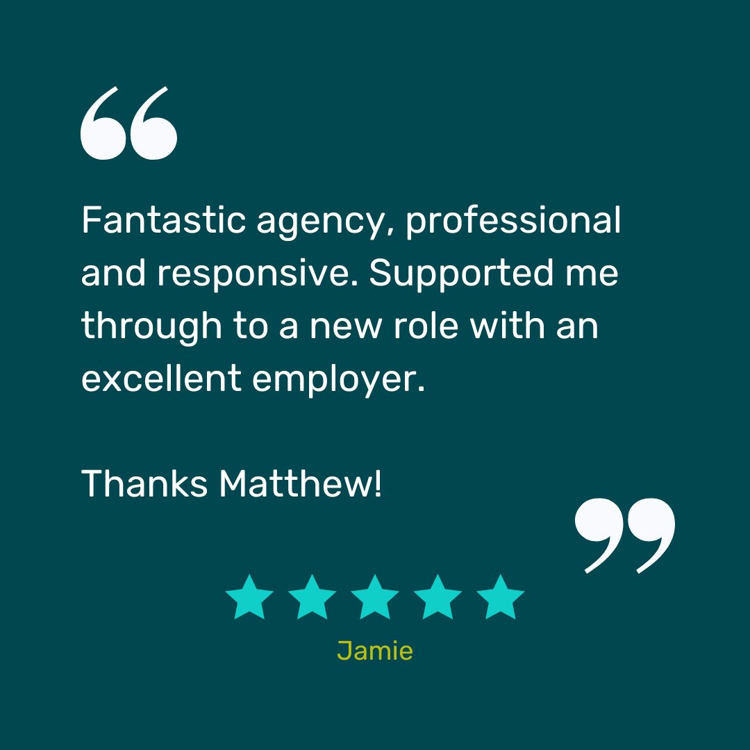 Feedback Friday ⭐️ As recruiters we are driven by our opportunity to help drive positive change across the health, safety, environment and sustainability industries. Thank you Jamie for your review and best of luck in your role! #feedbackfriday #safetyjobs