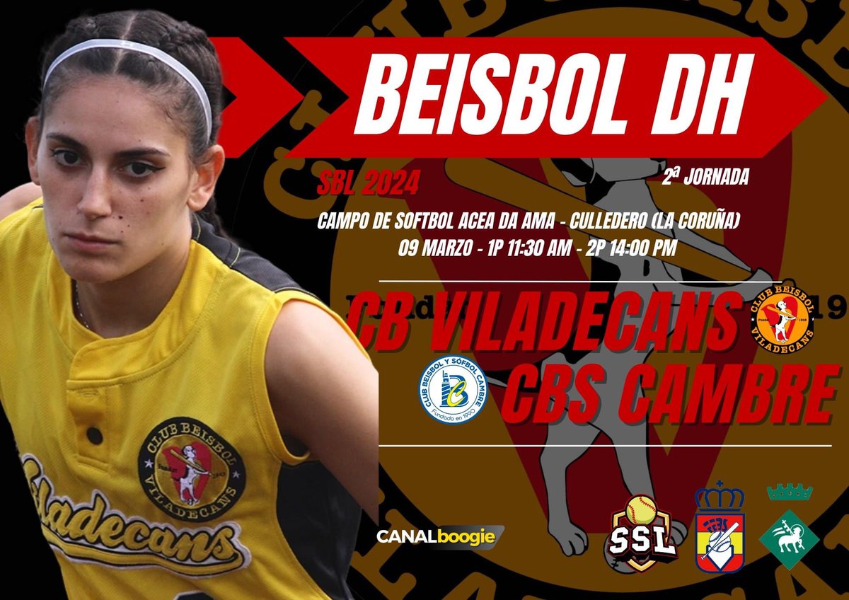 1ra y 2nd Jornada de la SBL y SSL para el CB Viladecans 

<a href="/CANALboogie/">CANALboogie</a> <a href="/BeisbolVila/">Béisbol Viladecans</a> <a href="/ViladecansTweet/">AjuntamentViladecans</a> <a href="/FCBeisbolSofbol/">Beisbol i Softbol Catalunya ⚾️🥎</a> <a href="/RFEBS/">RFE Béisbol y Sófbol</a>