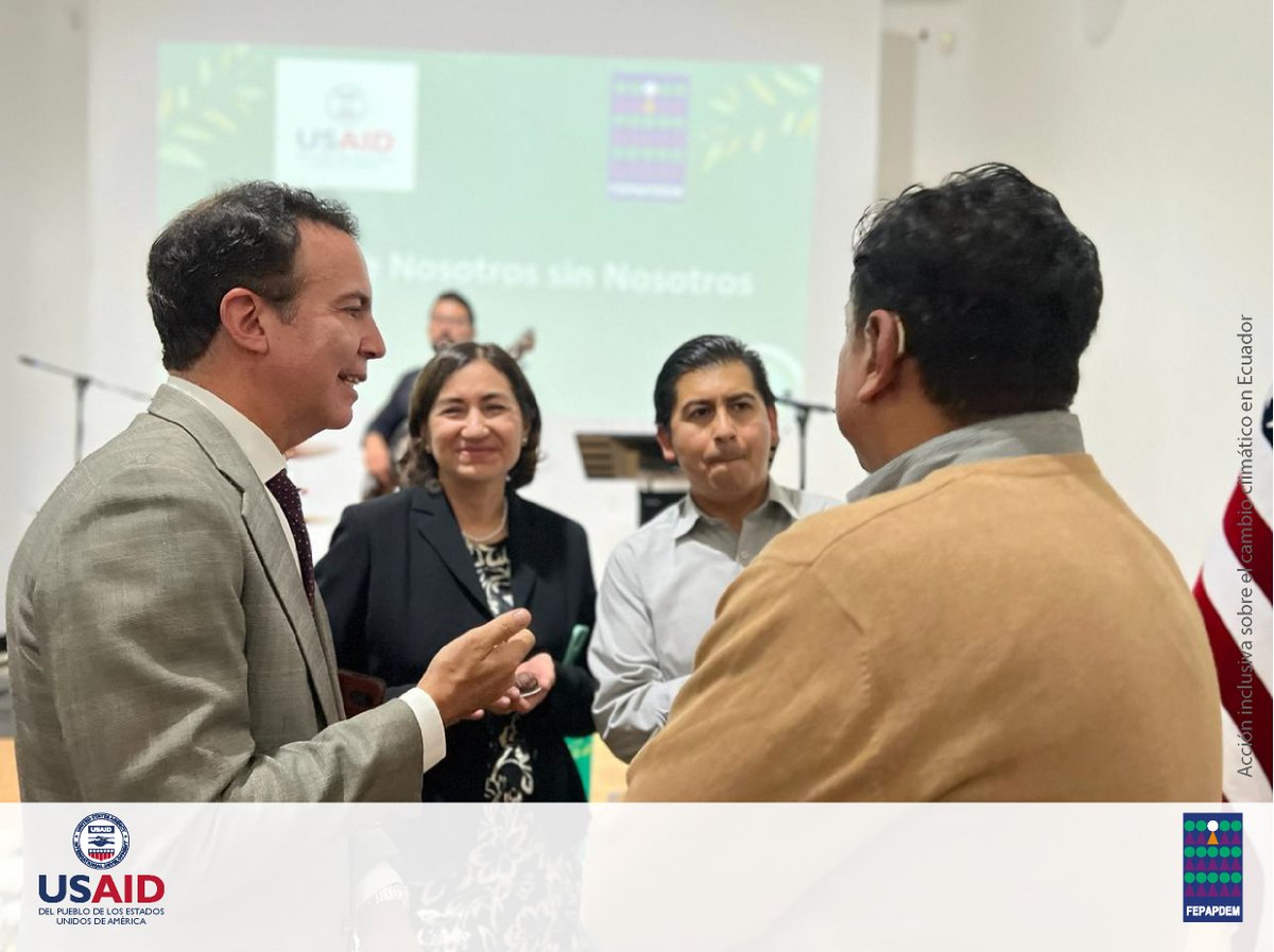 fepapdem's tweet photo. FEPAPDEM con el apoyo de la @USAIDLAC  del Gobierno de los Estados Unidos, lanzaron el proyecto “Acción inclusiva sobre el cambio climático en Ecuador”, para la inclusión de las personas con discapacidad intelectual como agentes del cambio. https://t.co/LIdQP6Zgk3