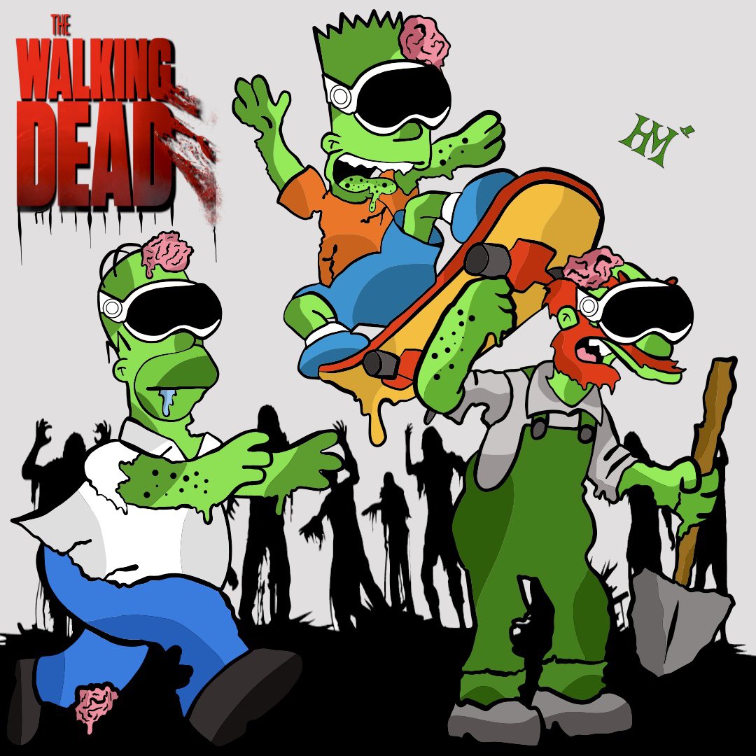 HustleMajic's tweet image. W A L K I N G 
D E A D 
A R T 

🧟🧟‍♀️🧟‍♂️👓

@TheSimpsons 
@complexcanada 
@WORLDSTAR 

Canvas Print Available 

* Ready to hang with sealed back

📧 : hustlemajicart@gmail.com 
For price &amp;amp; sizing availability.

#pinealvision
#unlearn
#unprogram
#wakeup 
#thematrix